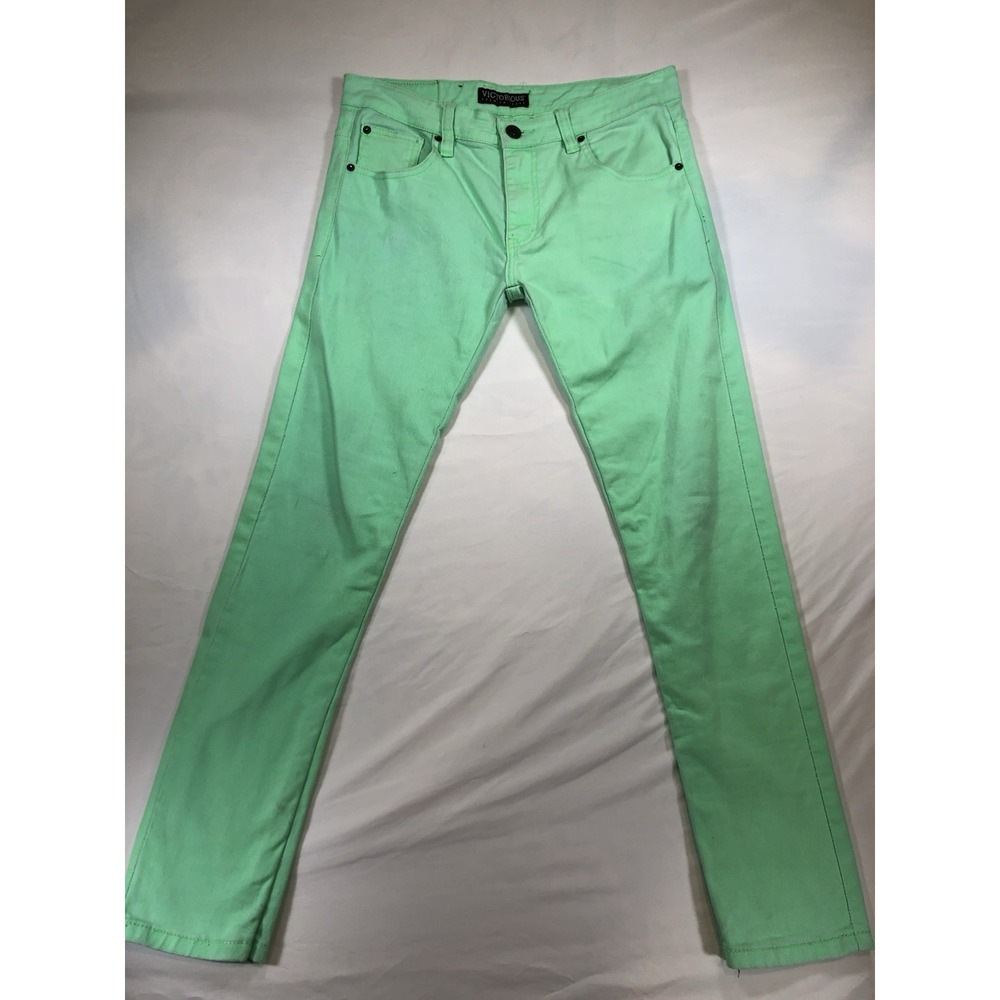 Victorious Premium Men's Jeans Size 36x30 Green